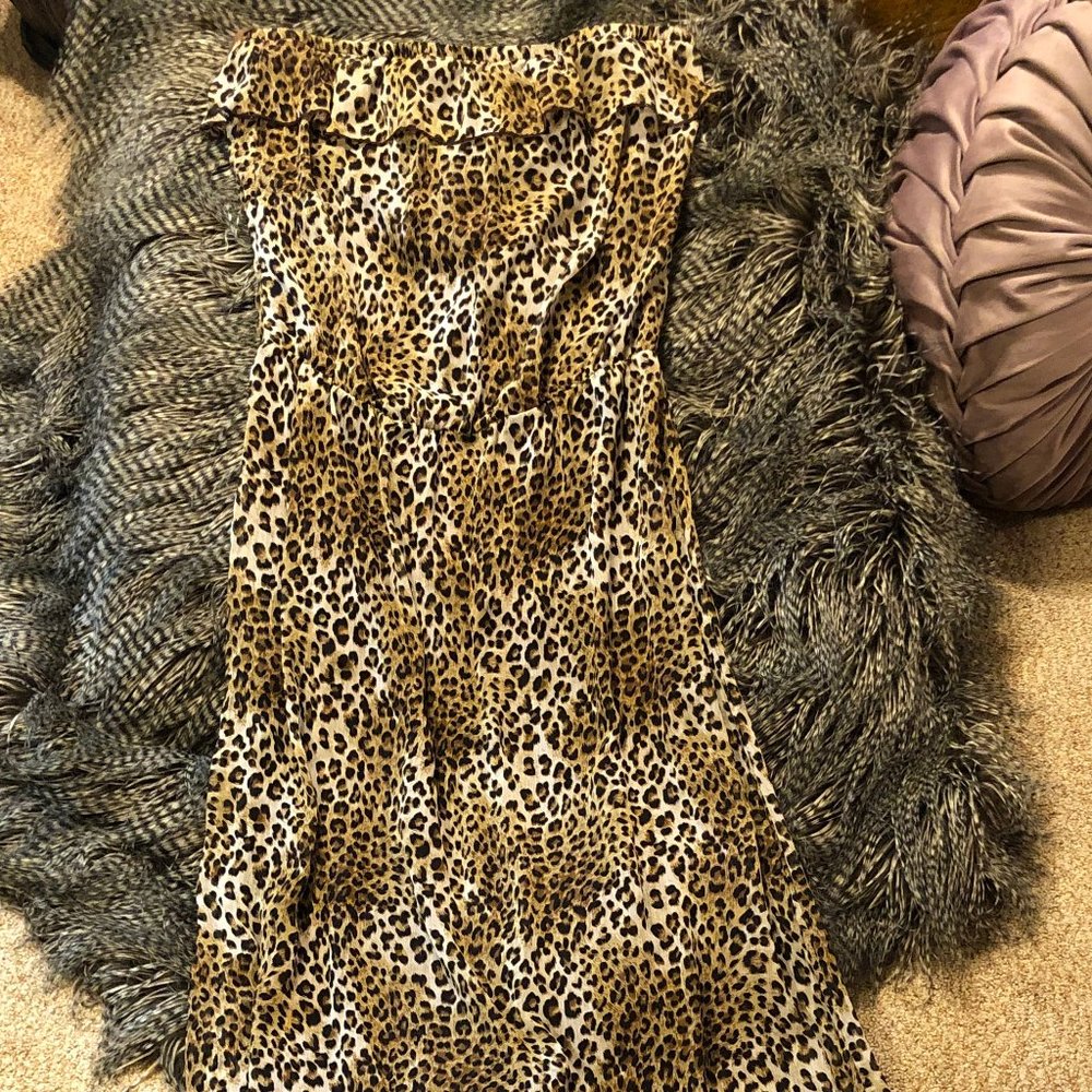 Leopard  Maxi Dress